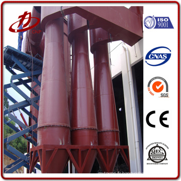 Collecteur de poussière de cyclone de haute qualité pour usine de ciment